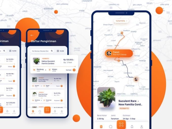 I will build gps location tracking mobile app for android and ios