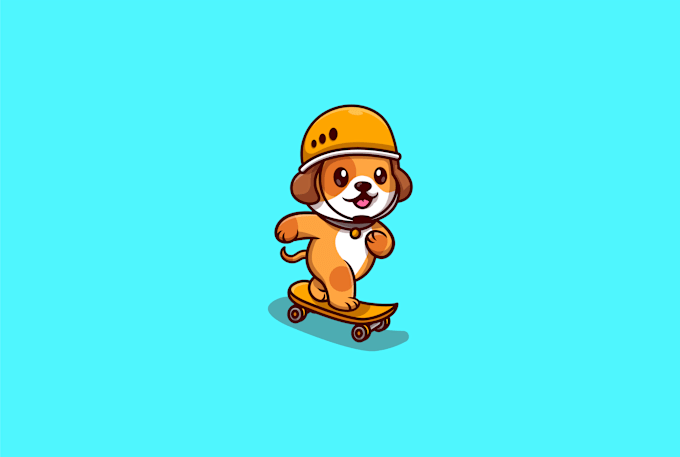 I will draw cute cartoon animal character