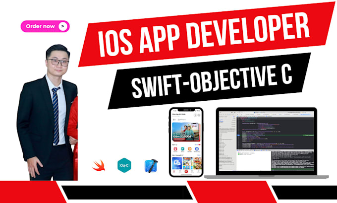 I will do ios mobile app development using swift or objective c as an ios app developer