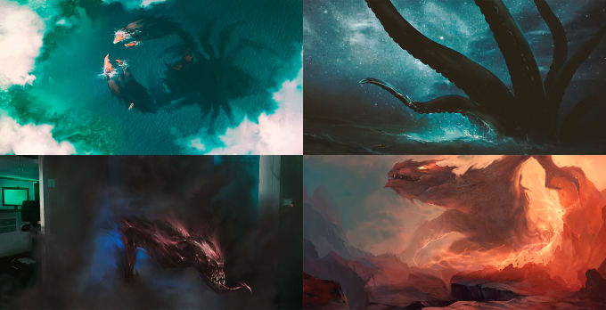 I will create concept art, illustration, book cover, monster art, horror art