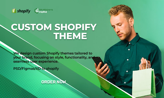 I will develop custom shopify theme do shopify bug fixes and shopify customization