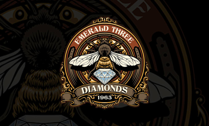 I will design vintage hand drawn logo