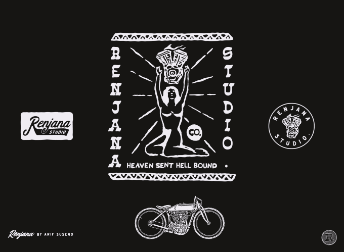 I will hand drawn vintage typography for logo t shirt stickers