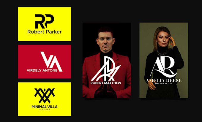 I will design a modern minimalist personal name logo