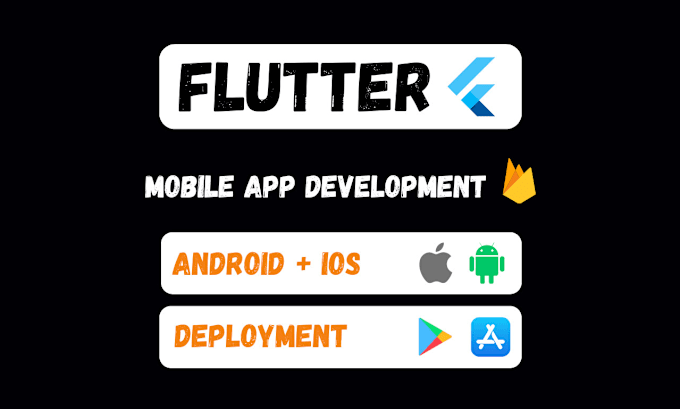 I will be flutter developer to build ios app android app with flutter app development
