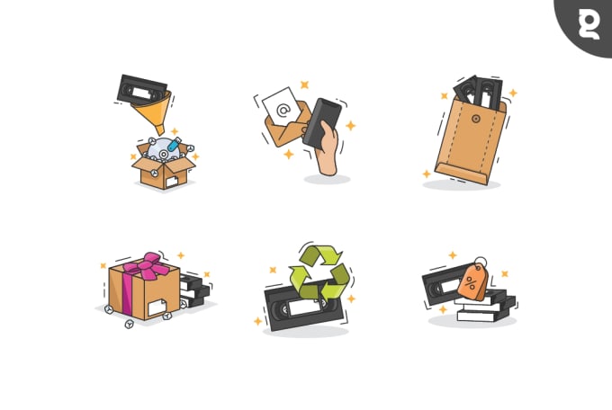 I will design vector icon illustration for UI in 24 hours