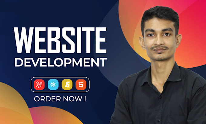I will build, rebuild website development as full stack developer, front end developer