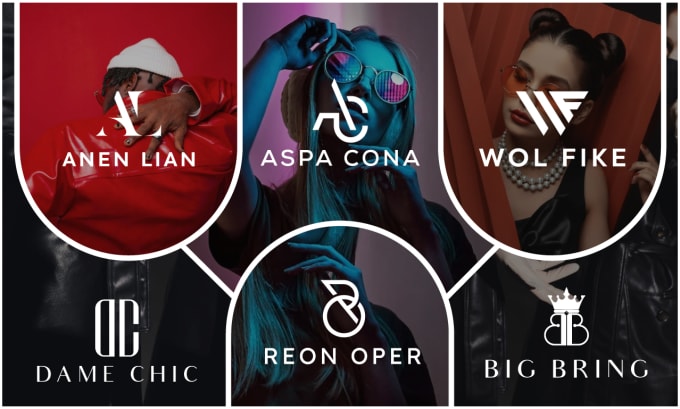 I will do luxury fashion brand logo, clothing line, apparel tag