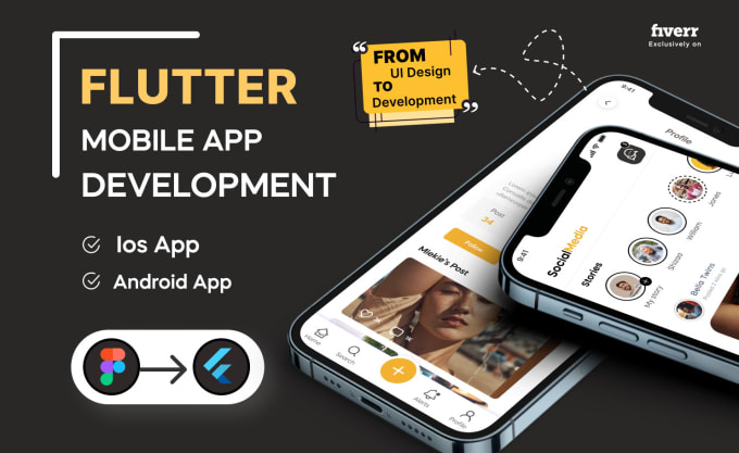 I will do mobile app development both IOS app and android app