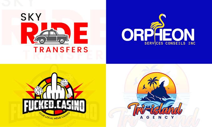 I will do modern business logo design for your brand