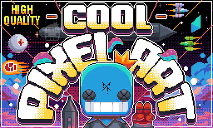 I will do pixel art for you