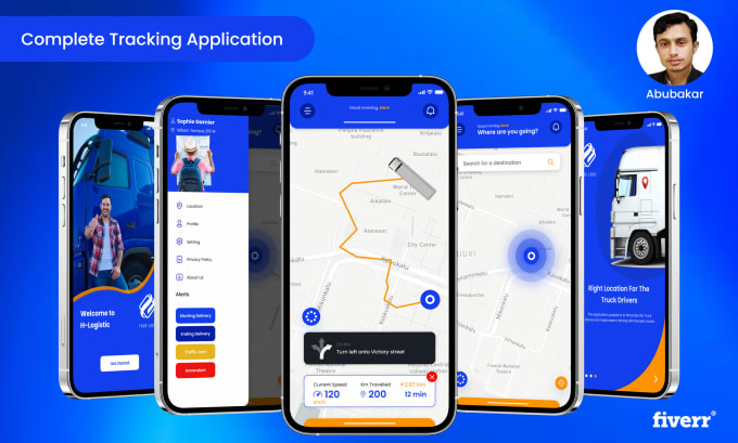 I will do location tracking app for android and IOS