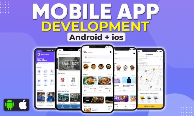 I will do mobile app development as ios app, android app or react native developer