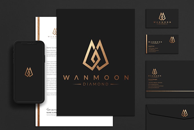I will create a luxury modern minimalist logo design for your business