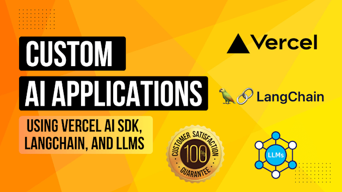 Our agency will build ai applications using vercel ai sdk langchain llms