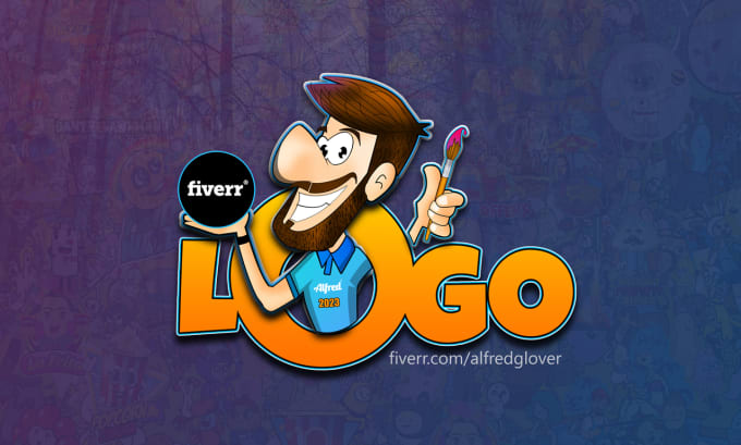 I will do professional, modern cartoon, mascot business logo design