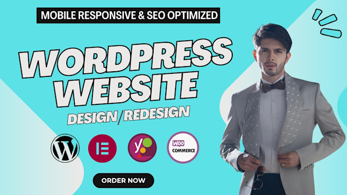 I will create a luxury and premium wordpress website design for your business