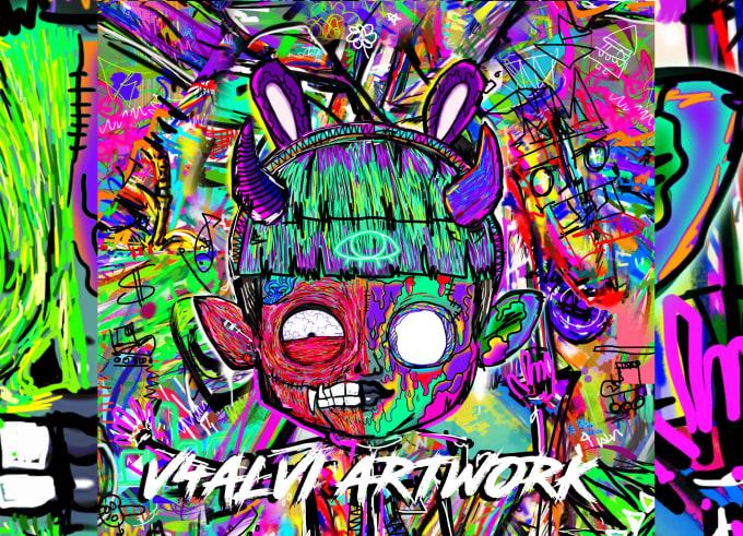 I will do illustration expresionism art, graffity, abstract