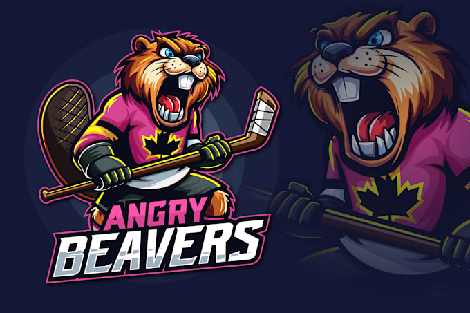 I will design custom cartoon mascot for sports and fitness logo