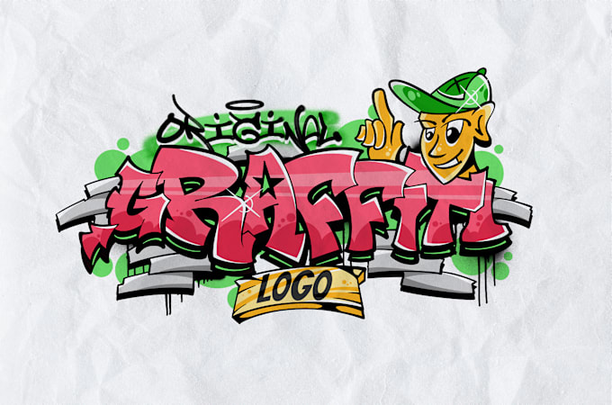 I will create a legible badass logo design with graffiti style