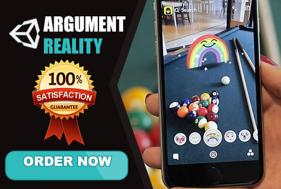 I will develop augmented reality apps in unity using webar, arkit, arcore, or opencv