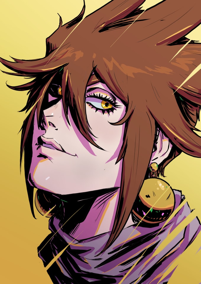 I will draw your fantasy,scifi or rpg character full body or portrait