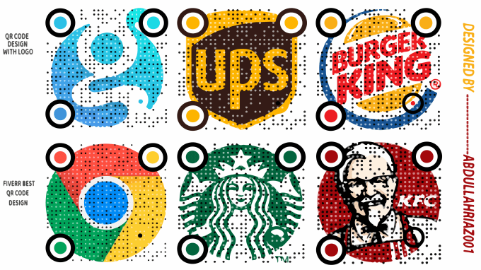 I will generate a custom qr code design with logo in 30 min