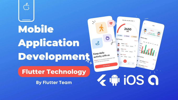 Our agency will develop professional ios app and android mobile app using flutter app builder