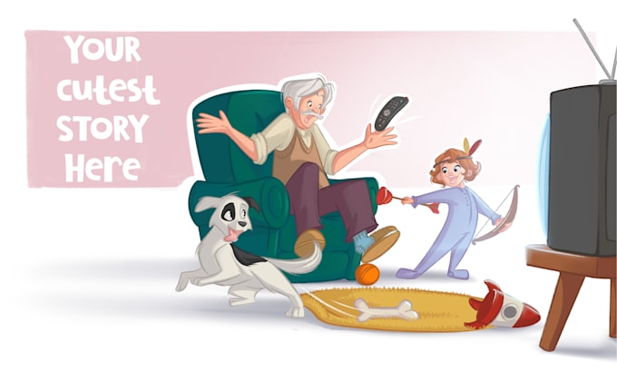 I will do illustrations and character design for your book