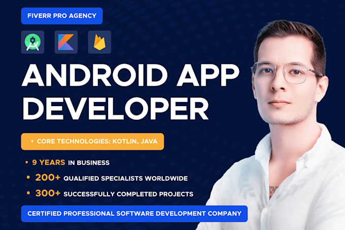 Our agency will be your fulltime android app kotlin java developer to scale your dev team