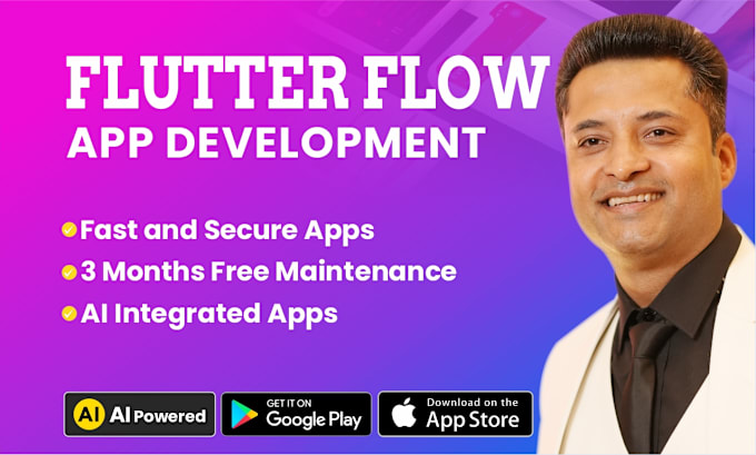 I will be your flutterflow developer for flutter app development