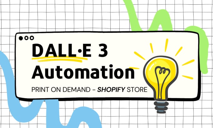 I will create a shopify and dalle ai photo generator print on demand shop dalle3