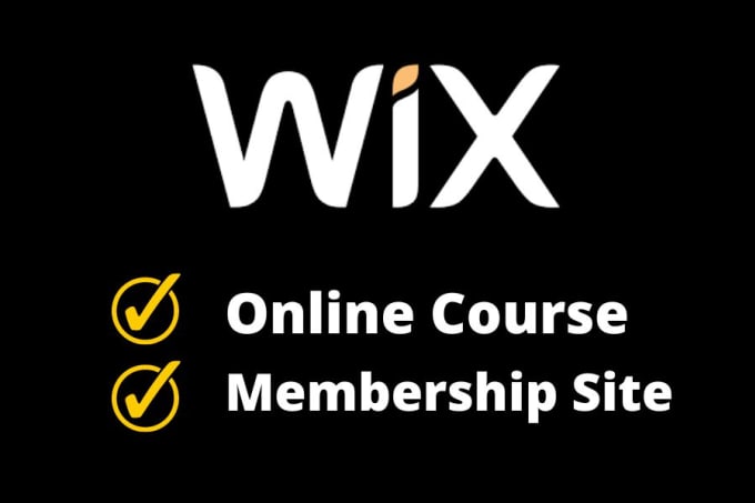 I will create wix online course website design, wix membership site setup, sales funnel