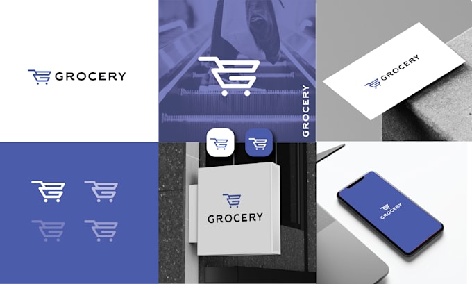 I will do minimal modern ecommerce business logo design
