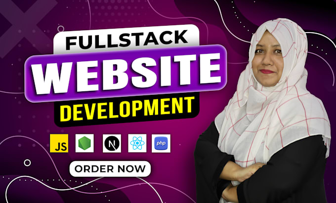I will do website development as full stack web developer, front end, backend developer