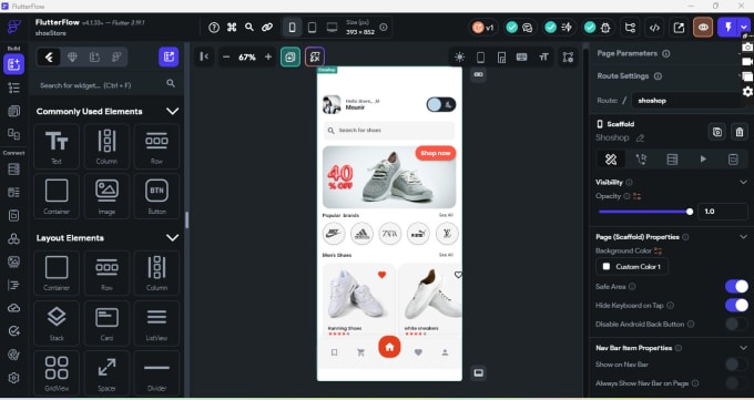 I will fix the bugs in your flutterflow project