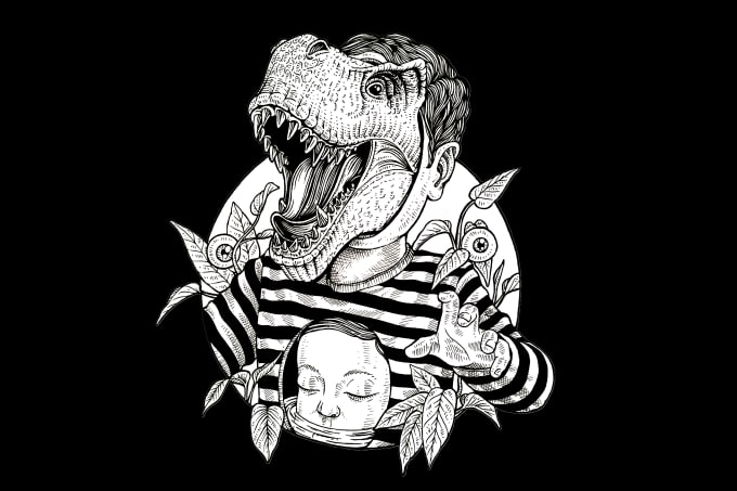 I will make hand drawn illustration for you