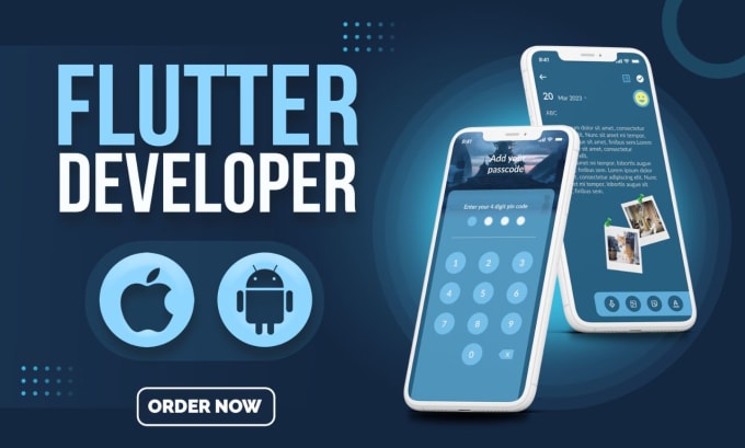 I will do flutter app development for ios android mobile app