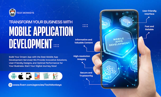 Our agency will do android and ios app development using flutter and swift