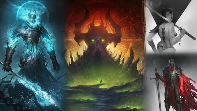 I will draw illustrations on any topic