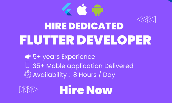 I will provide flutter mobile app development for android and ios