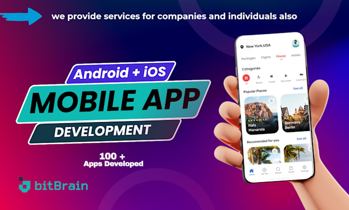 Our agency will be flutter mobile app developer do android ios app development