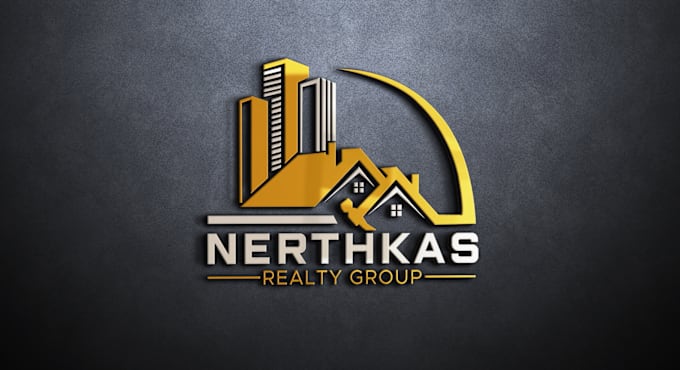 I will do minimalist modern 3d professional business logo design