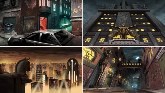 I will create environment concept art and background