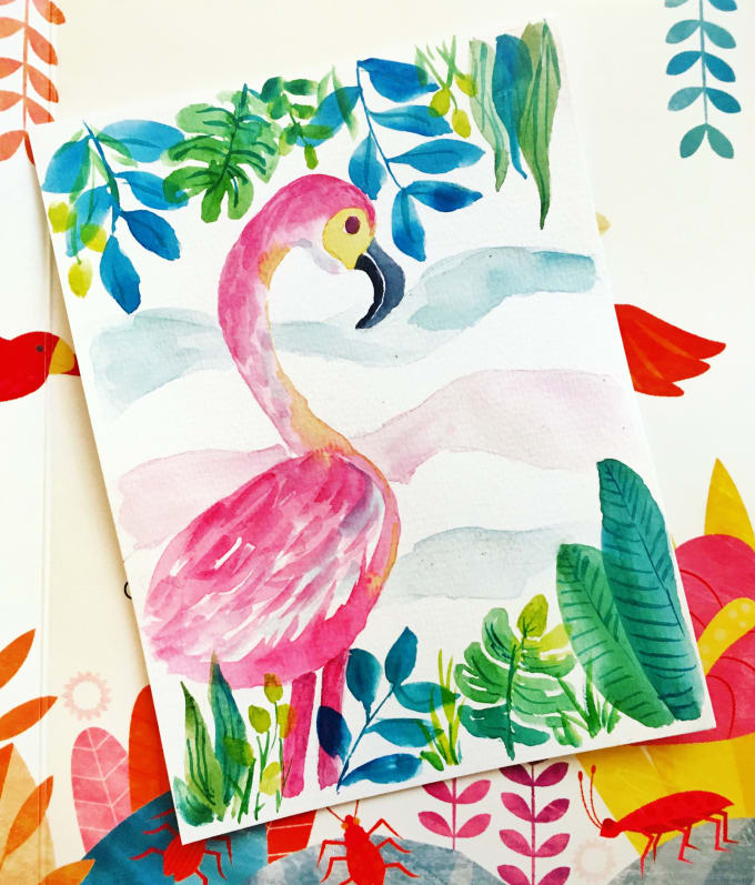 I will paint anything in watercolor