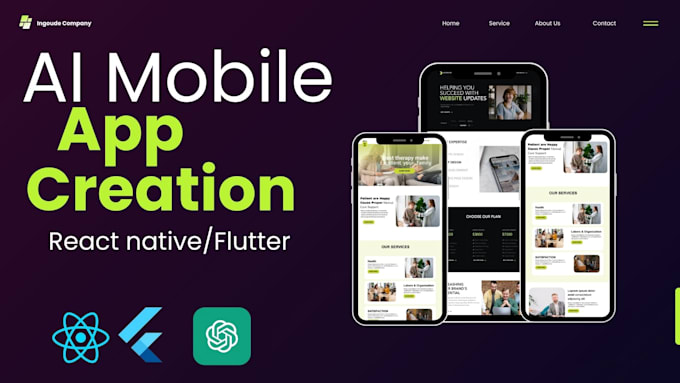 I will develop ai app, ai saas, ai website and ai bots