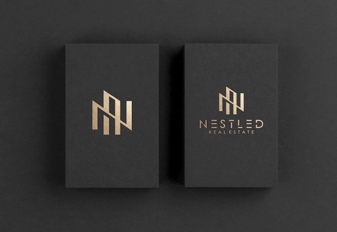 I will design luxury minimal modern business logo with copyrights
