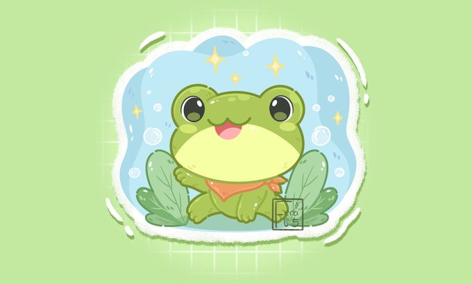 I will draw cute cartoon or animal illustration