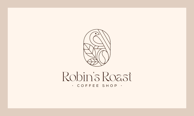 I will create luxury hand drawn line art logo design