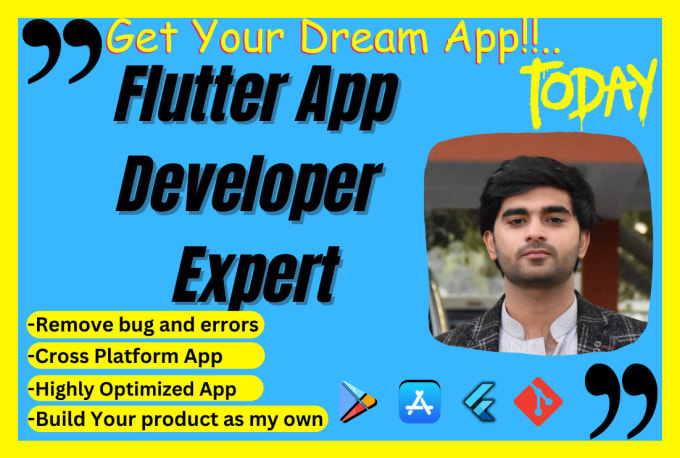 I will build mobile app as android ios app development  flutter app developer